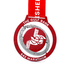 Médaille de marathon de filature personnalisée à prix usine